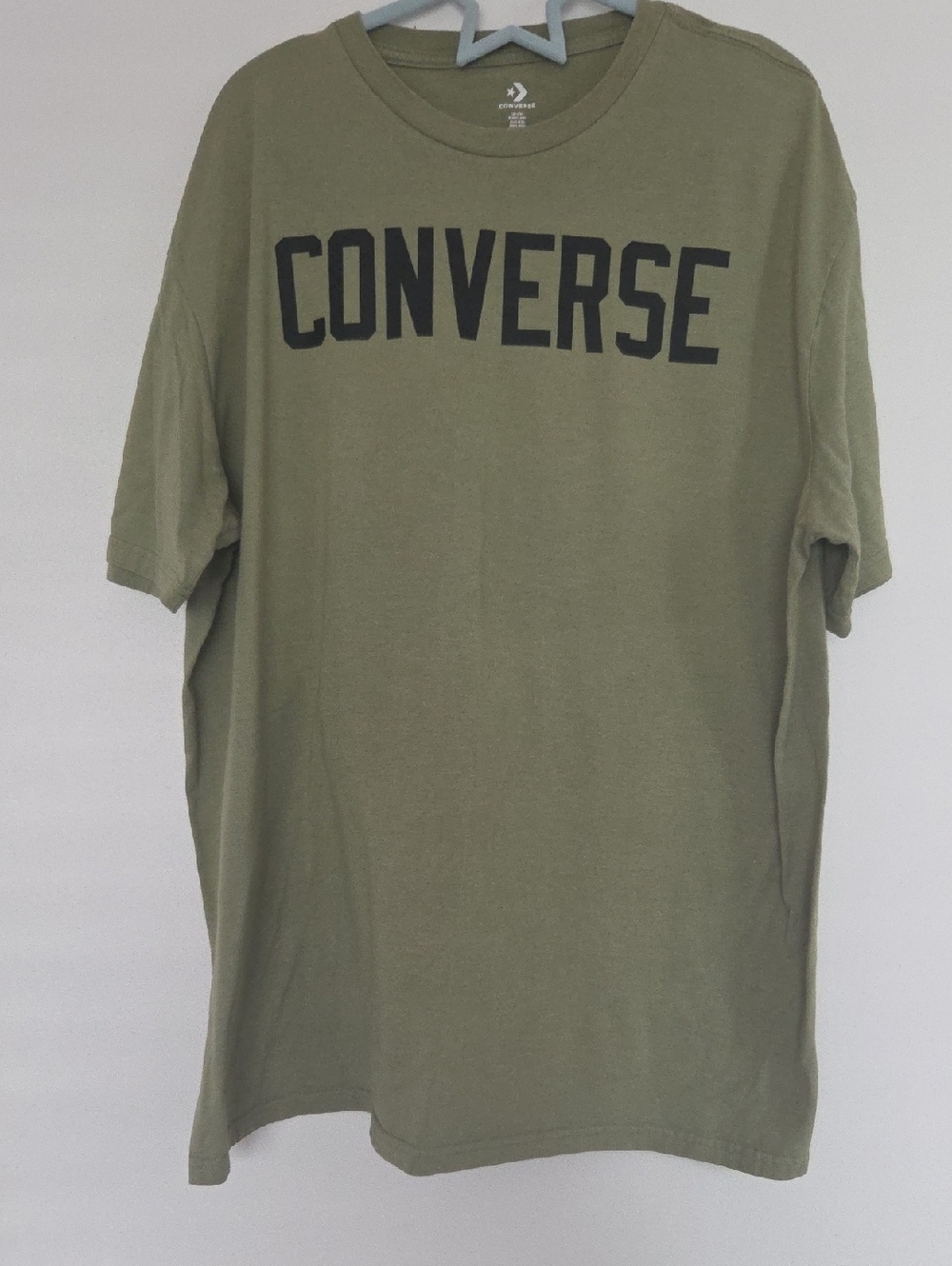 Converse Men's Olive Green Logo T-Shirt
